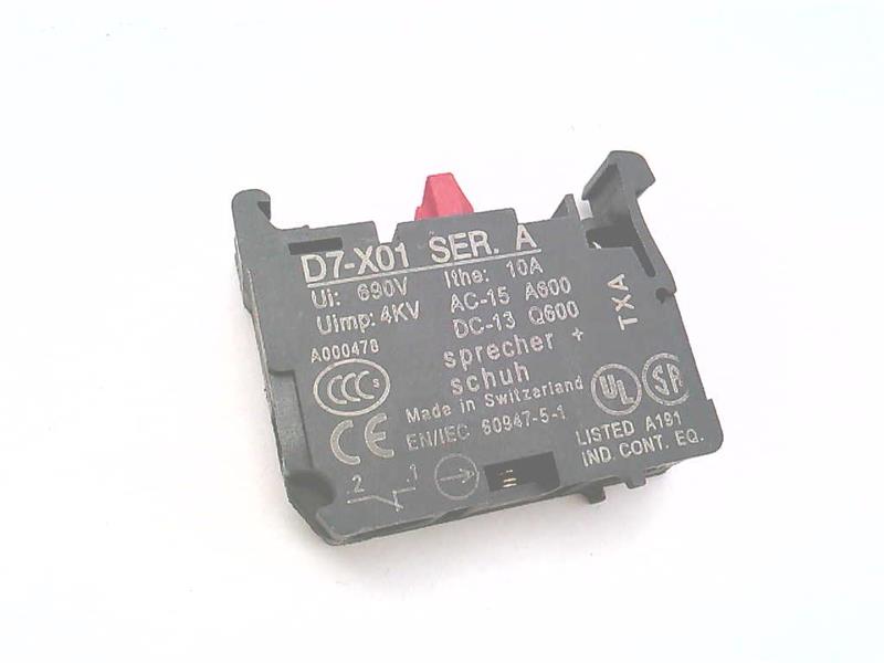 SPRECHER & SCHUH D7-X01