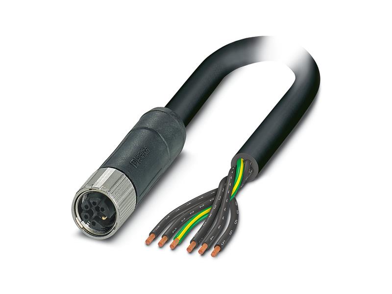 PHOENIX CONTACT SAC-6P- 1,5-PVC/M12FSM PE