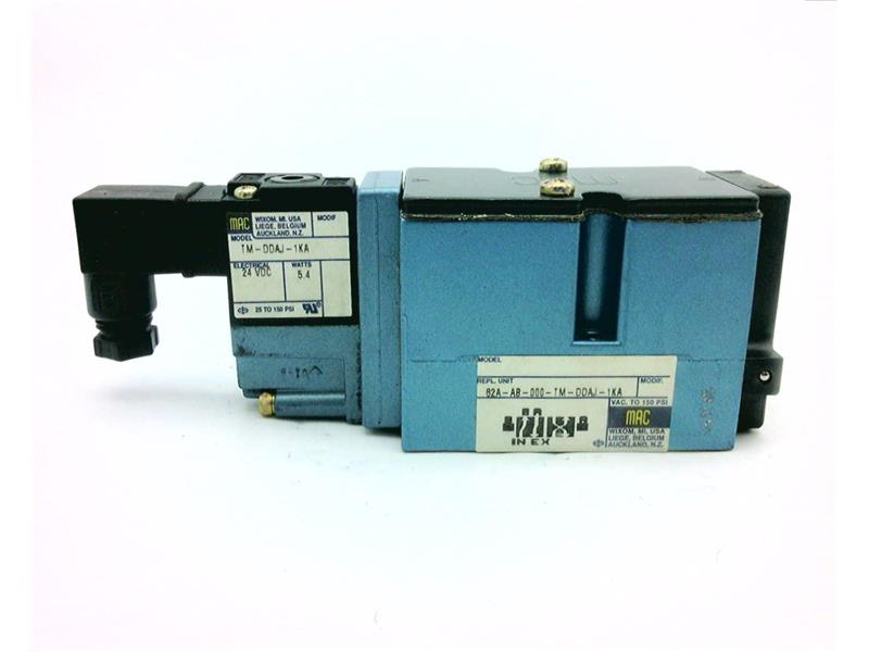 MAC VALVES INC 82A-AB-000-TM-DDAJ-1KA