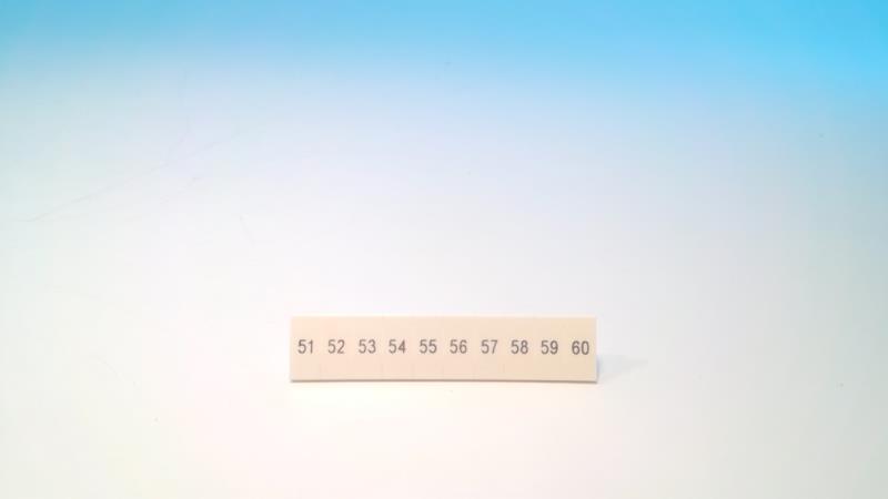 ZB 5,08,LGS:FORTL.ZAHLEN 51-60 by PHOENIX CONTACT