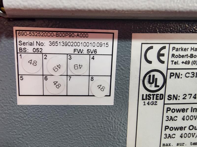 PARKER 690-532520D0-B00P90-A000