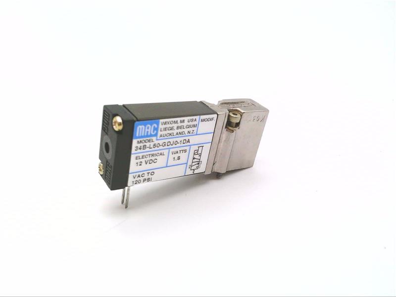 MAC VALVES INC 34B-L50-GDJ0-1DA