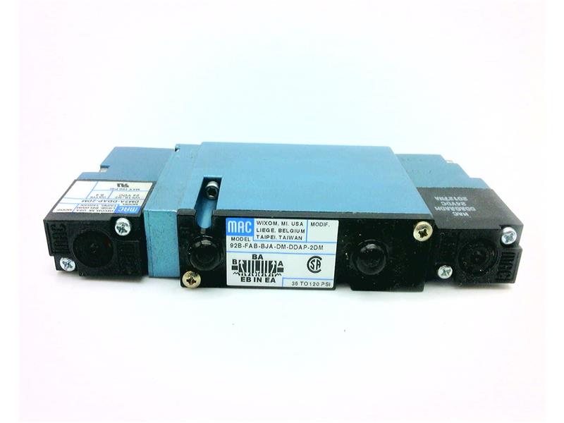 MAC VALVES INC 92B-FAB-BJA-DM-DDAP-2DM