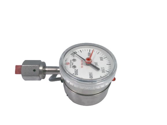 Span Instrument IPT122-100PSI-VSM-1 Pressure Gauge by SPAN INSTRUMENTS