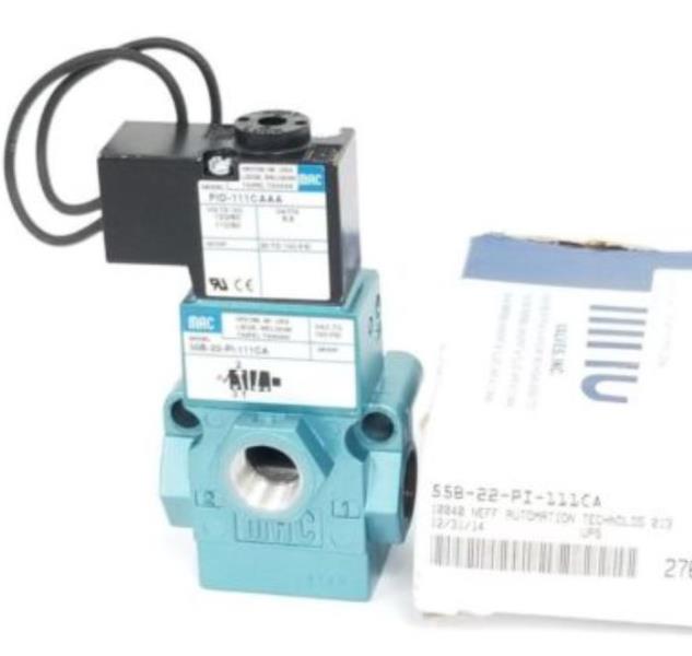 MAC VALVES INC 55B-22-PI-111CA