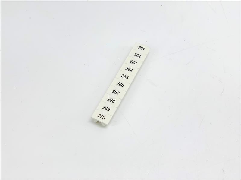 PHOENIX CONTACT ZB 6,QR:FORTL.ZAHLEN 261-270