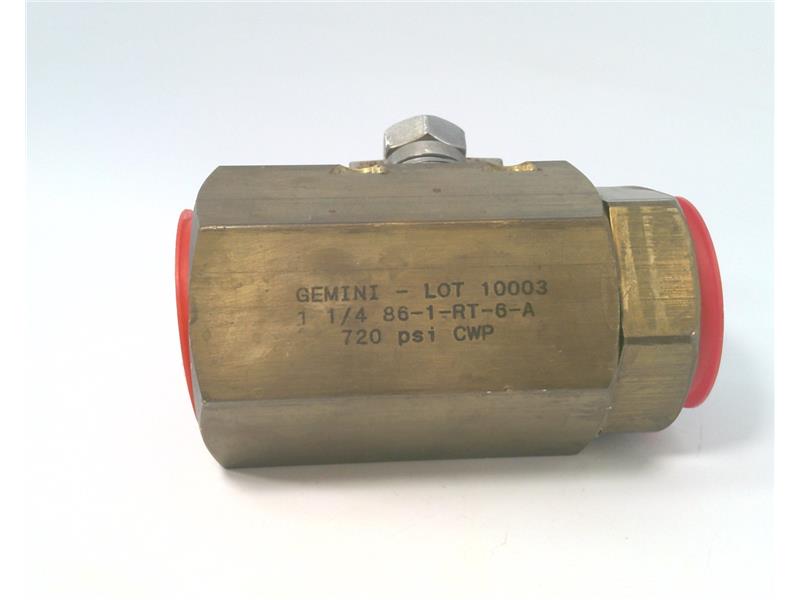 GEMINI VALVE 1-1/4-86-1-RT-6-A