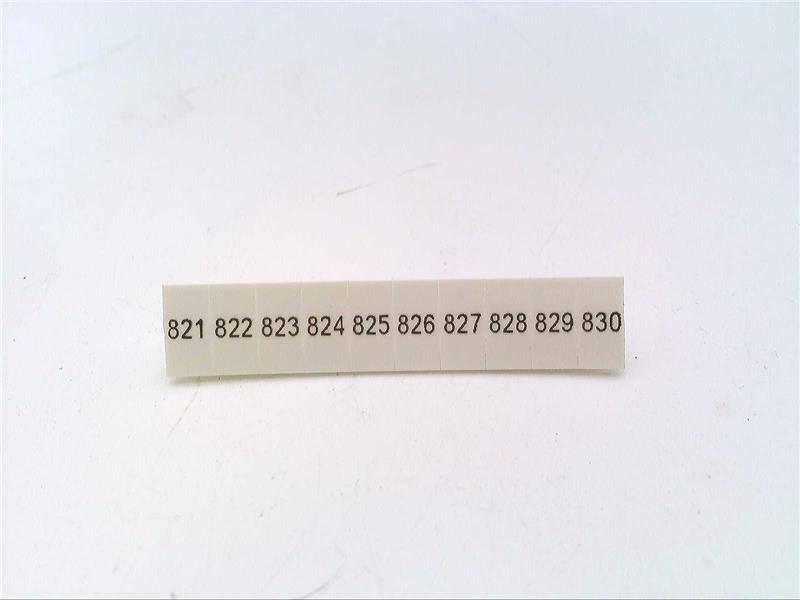 PHOENIX CONTACT ZB5LGS FORTLZAHLEN 821-830