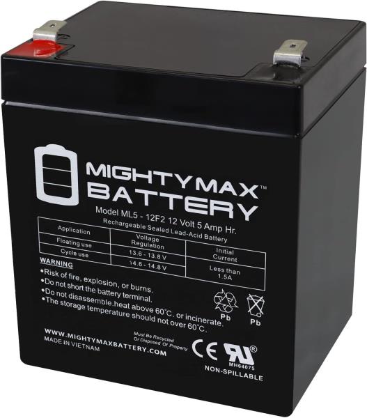 MIGHTY MAX BATTERY ML5-12F2
