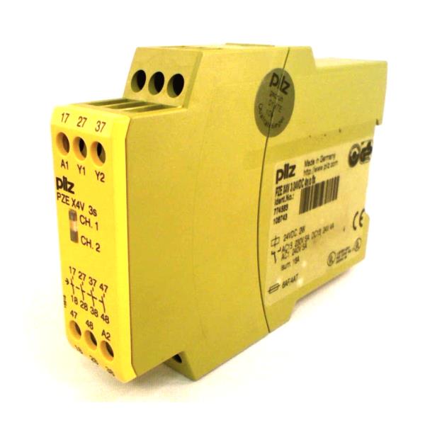 PILZ PZE X4V 3/24VDC 4N/O FIX