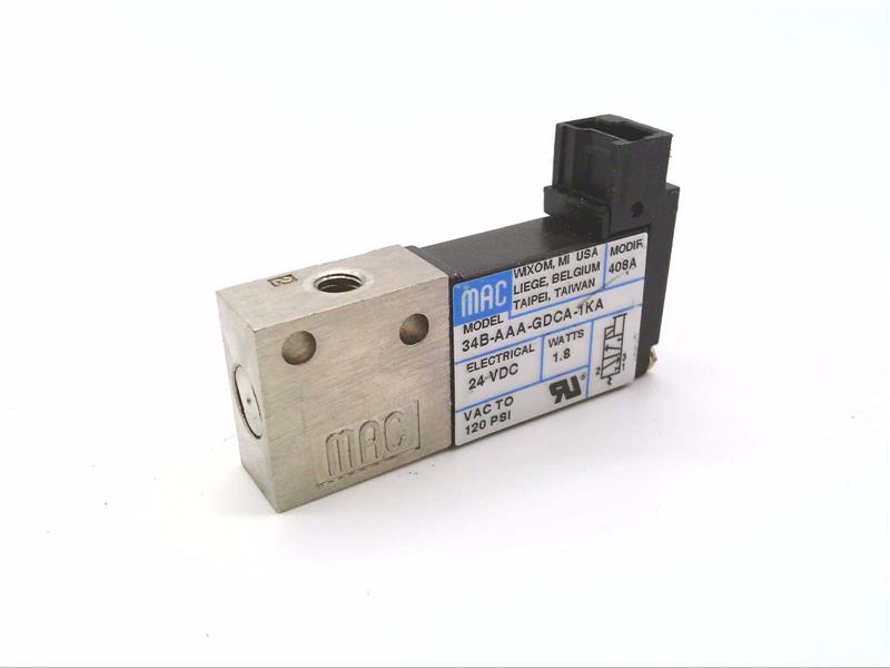MAC VALVES INC 34B-AAA-GDC0-1KJ