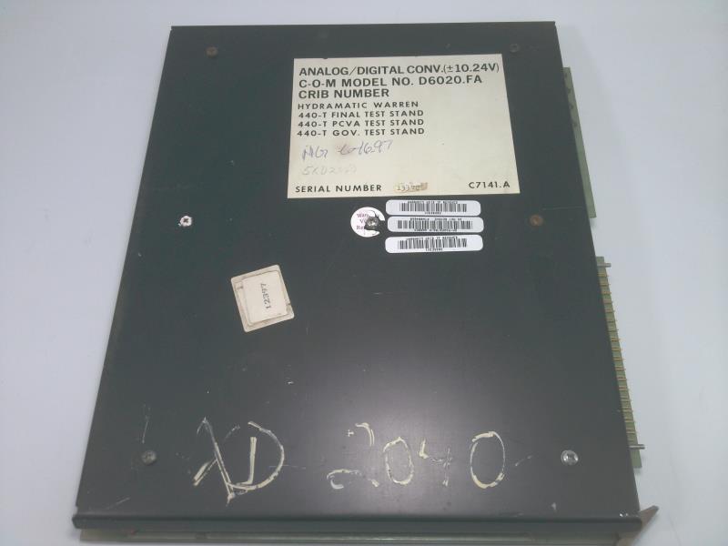 CONTROL O MATION D6020.FA