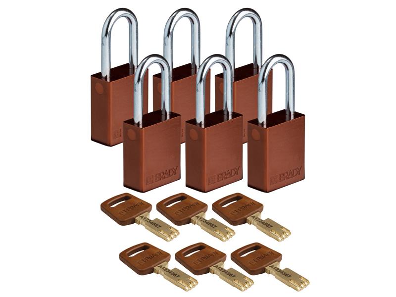 BRADY ALU-BRN-38ST-KD6PK