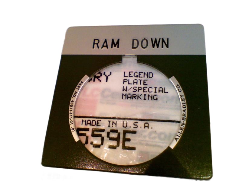 ALLEN BRADLEY 800T-X559E/RAM-DOWN