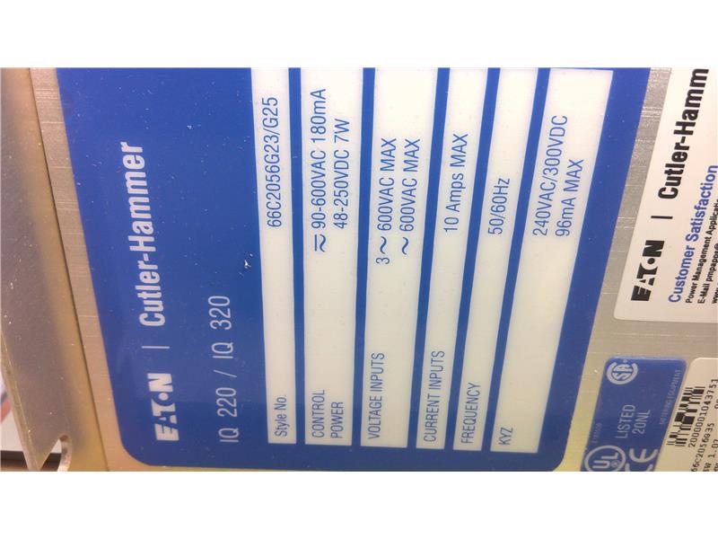 EATON CORPORATION IQ320