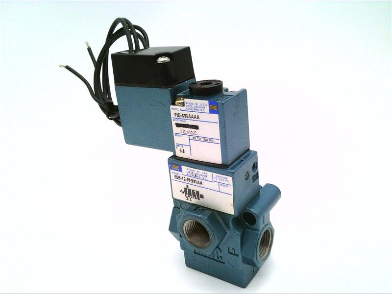 MAC VALVES INC 55B-12-PI-551AA