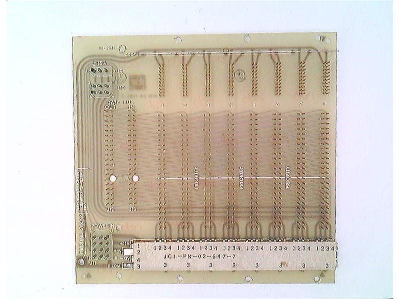 JOHNSON CONTROLS JCI-PN-02-647-7