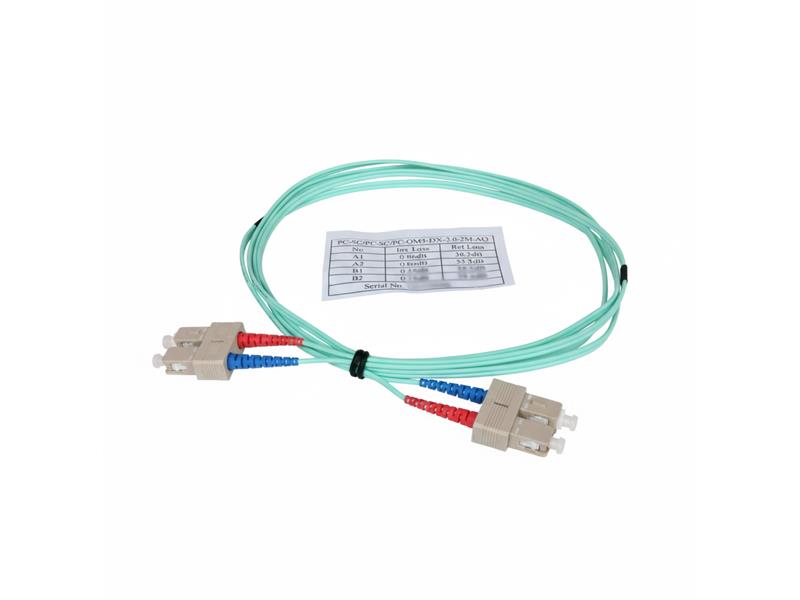 MONOPRICE PC-SC/PC-SC/PC-OM3-DX-2.0-2M-AQ