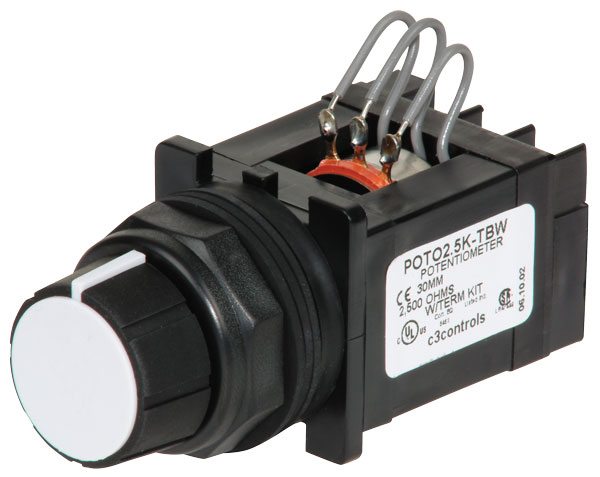 C3 CONTROLS POTO10K-TBW