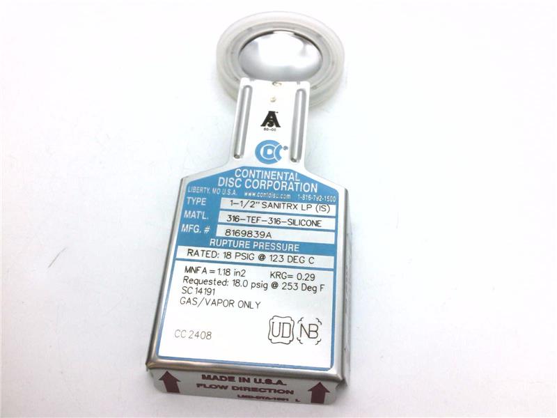 CONTINENTAL DISC 8169839A