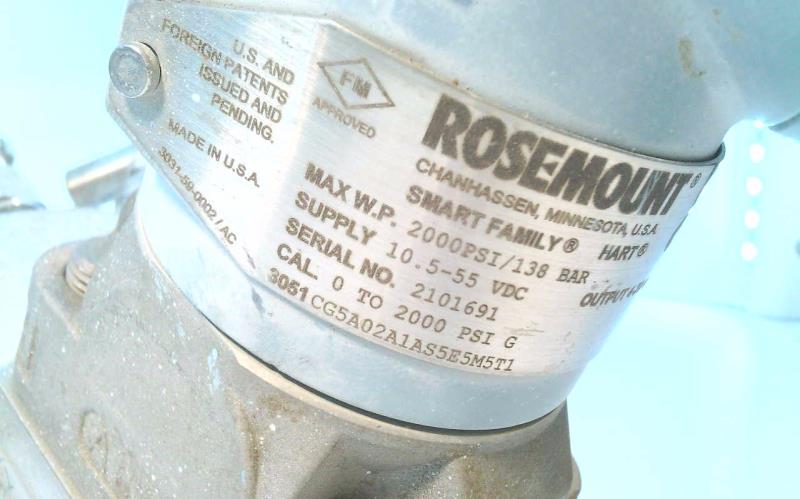 EMERSON 3051 CG5A02A1AS5E5M5T1