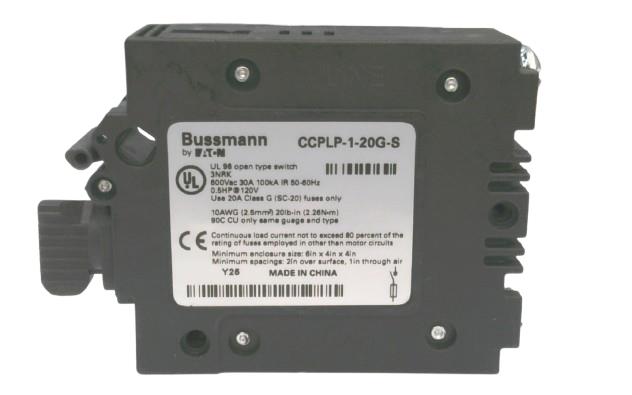 EATON CORPORATION CCPLP-1-20G-S