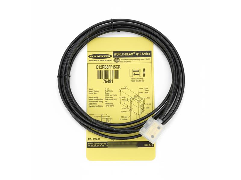 BANNER ENGINEERING Q12RB6FF15CR
