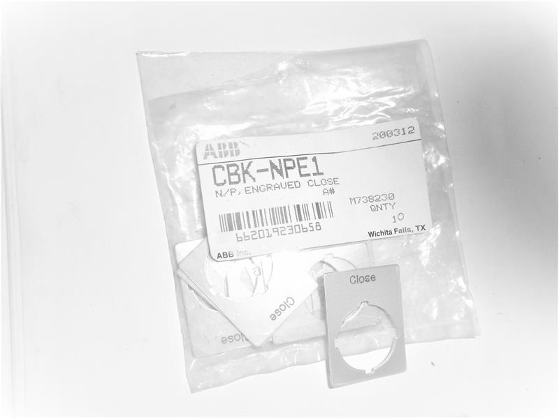 ASEA BROWN BOVERI CBK-NPE1