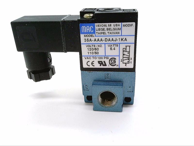 MAC VALVES INC 35A-AAA-DAAJ-1KA