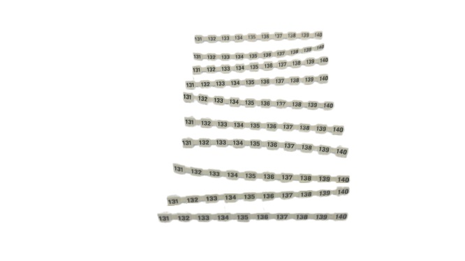 PHOENIX CONTACT BNB-ZB 6,2,LGS:FORTL.ZAHLEN 131-140