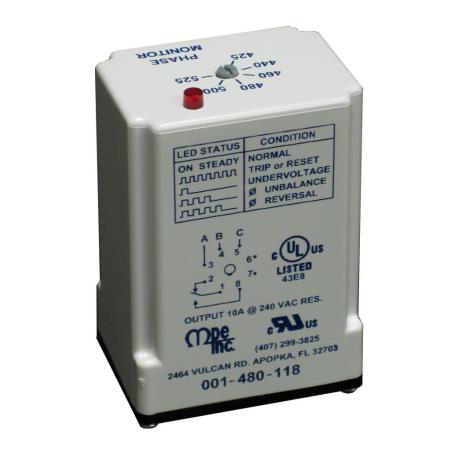 MOTOR PROTECTION ELEC. INC 001-480-118-G5