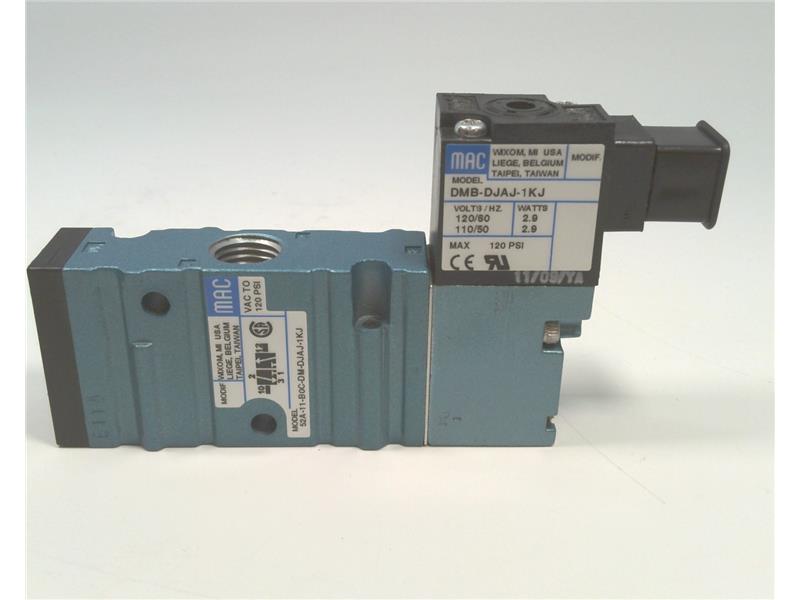 MAC VALVES INC 52A-11-B0C-DM-DJAJ-1KJ