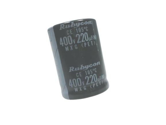 RUBYCON 400MXG220MEFCSN25X35