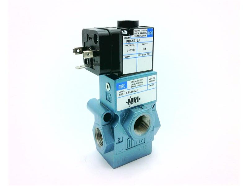 MAC VALVES INC 55B-12-PI-591JJ