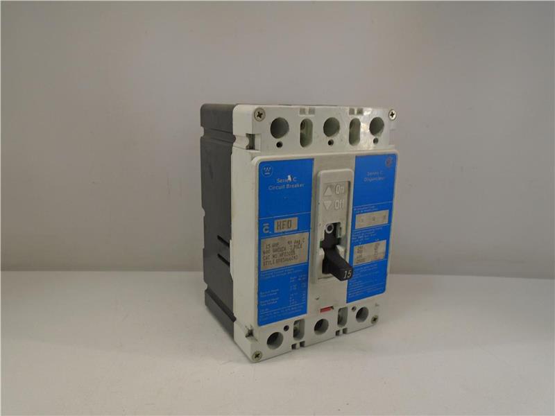 HFD3015 Molded Case Circuit Breaker by WESTINGHOUSE