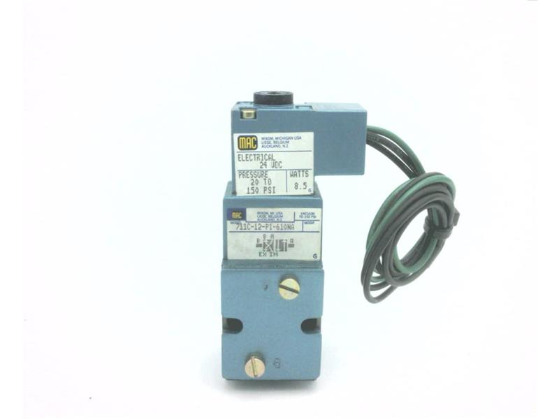 MAC VALVES INC 711C-12-PI-610NA