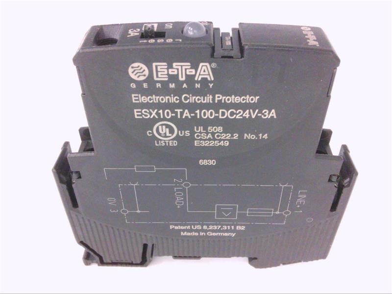 E-T-A CIRCUIT BREAKERS ESX10-TA-100-DC24V-3A