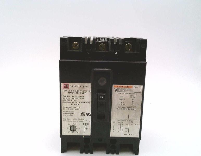 EATON CORPORATION MCP03150SR