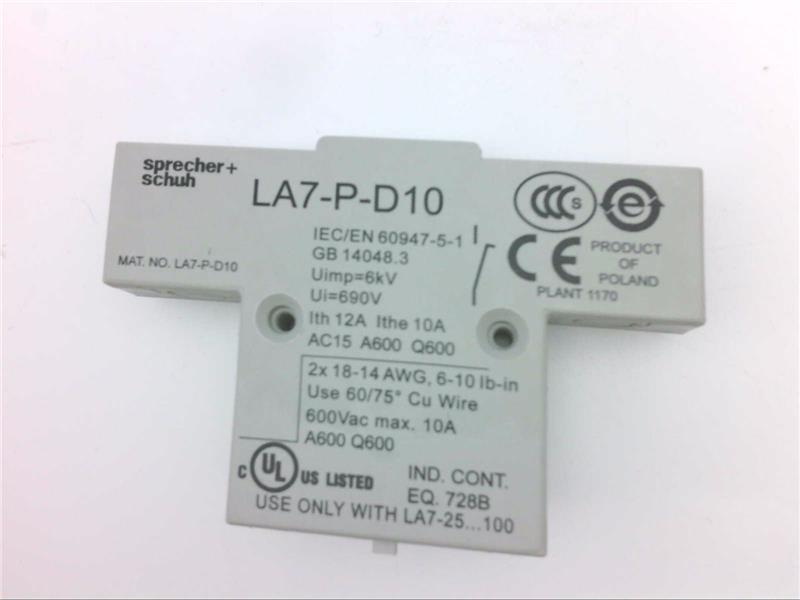 SPRECHER & SCHUH LA7-P-D10