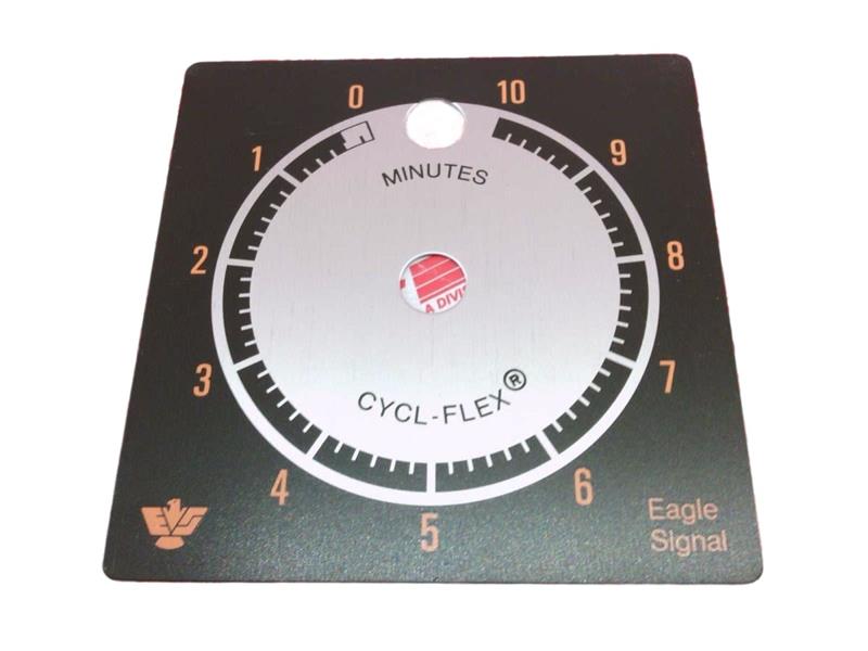 HP5-FACEPLATE-10MIN-BLK/ORG by DANAHER CONTROLS