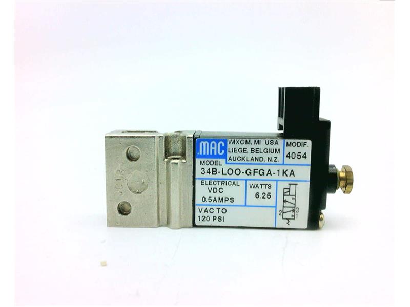 MAC VALVES INC 34B-LOO-GFGA-1KJ
