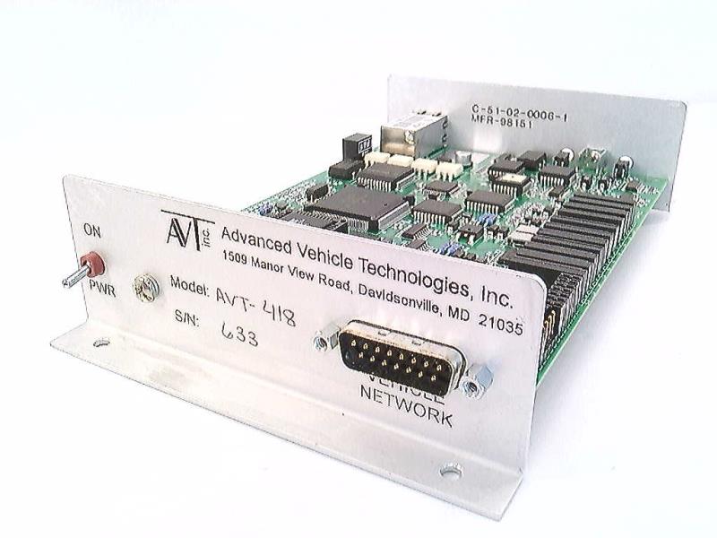 ADVANCED VEHICLE TECHNOLOGIES AVT-418