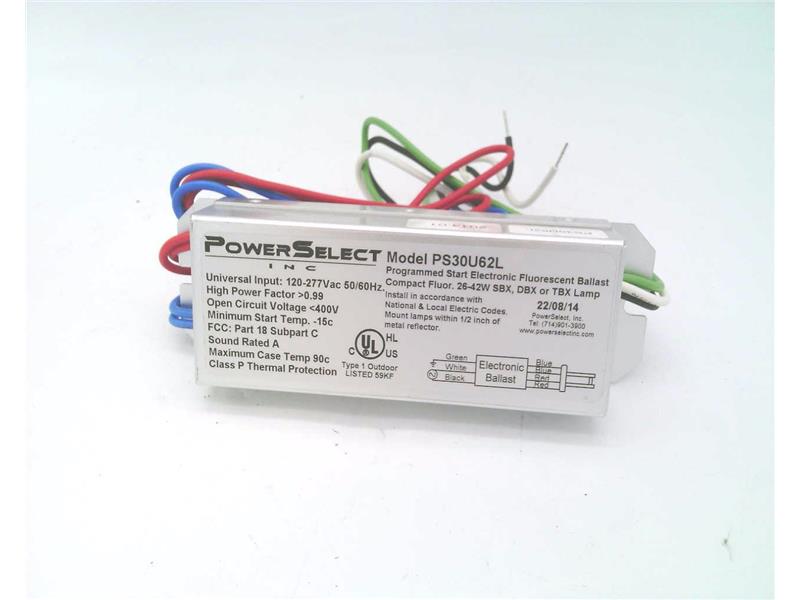 POWER SELECT BALLASTS PS30U62L