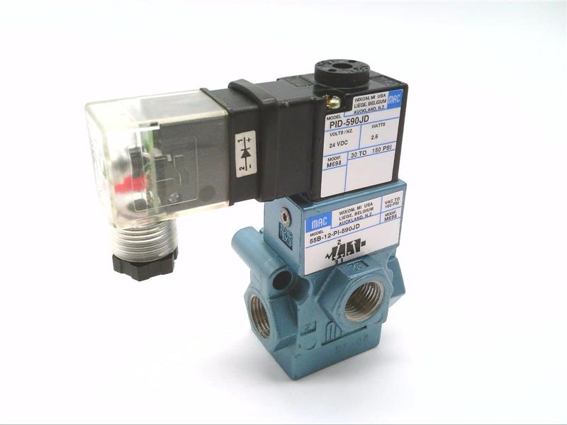 MAC VALVES INC 55B-12-PI-590JD