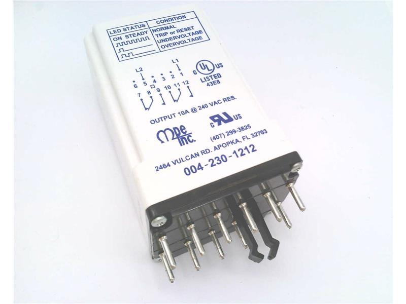 MOTOR PROTECTION ELEC. INC 004-230-1212