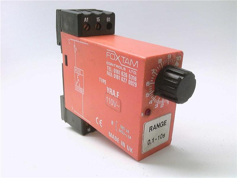 YRA.F/0.1-10S/110VAC by NORTONICS FOXTAM LIMITED