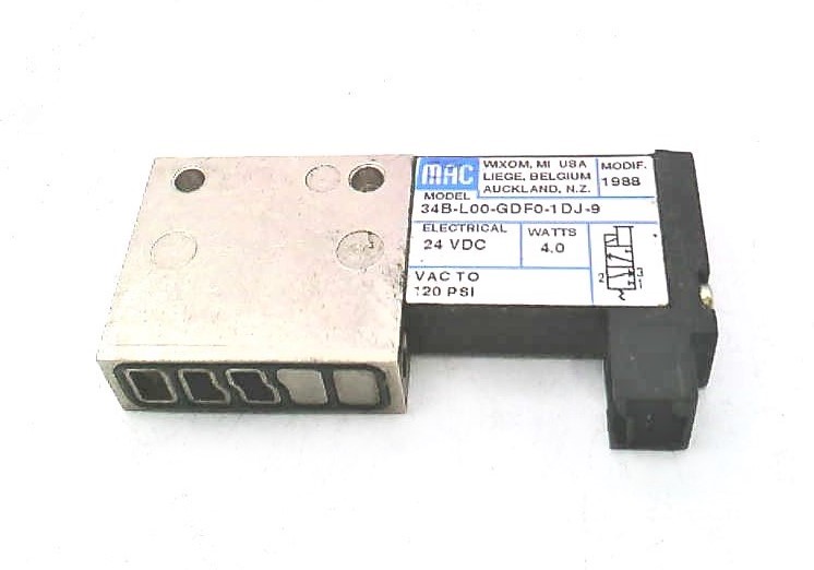 MAC VALVES INC 34B-L00-GDF0-1DJ-9