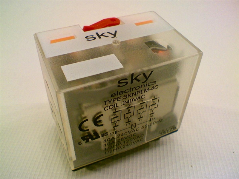 SKY ELECTRONICS SKNPLM-4C-240VAC