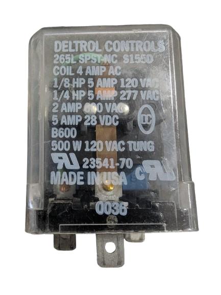 DELTROL CORP 265L-SPST-NC-S155D