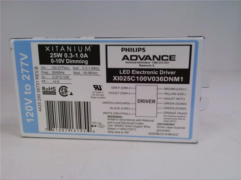 PHILIPS X1025C100V036DNM1